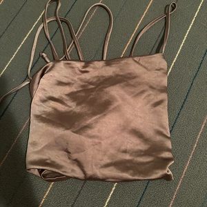 gold top, size small